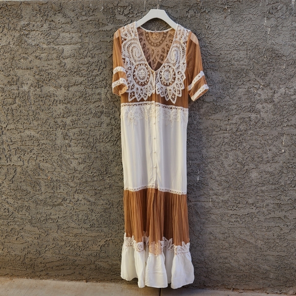 For Love And Lemons White Carmine Maxi Dress - Picture 2 of 10